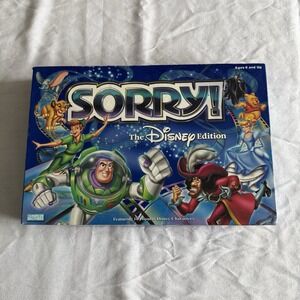 Sorry! The Disney Edition Board Game Parker Brothers Hasbro Complete 2001